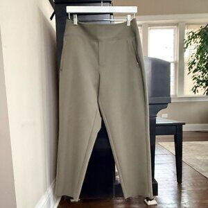 Athleta Endless High Rise Ankle Pant Green Moss Petite 8 Work Travel